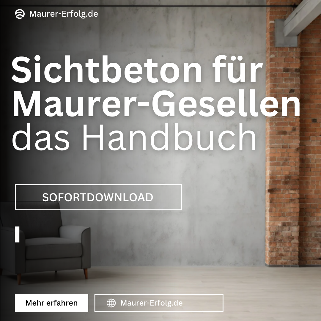 Sichtbeton für Maurer-Gesellen - das Handbuch (Sofortdownload)